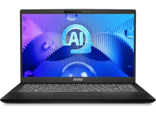 Portátil MSI Modern 15 H AI C1MG-026ES 15.6 " Full-HD Intel® Core™ Ultra 7-155H 16 GB RAM 512 GB SSD UHD Graphics Windows 11 Negro