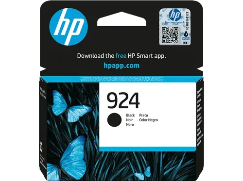Cartucho de tinta HP 924 Negro Hasta 500 páginas Reciclaje fácil Negro