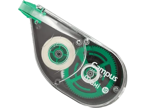 Corrector Campus 81289 Ergonómico Maxi 5mm x 10m Aplicación lateral Blanco