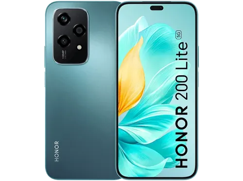 Móvil Honor 200 Lite 5G Cyan Lake 256 GB 8 GB RAM 6.7" AMOLED Full HD+ 90Hz Mediatek Dimensity 6080 4500mAh Android