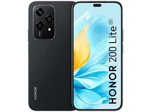 Móvil Honor 200 Lite 5G Midnight Black 256 GB 8 GB RAM 6.7" AMOLED Full HD+ 90Hz Mediatek Dimensity 6080 4500mAh Android