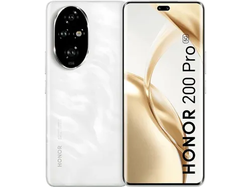 Móvil Honor 200 Pro Moonlight White 512 GB 12 GB RAM 6.78" AMOLED FHD+ 120Hz Qualcomm® Snapdragon® 8s Gen 3 5200 mAh Android