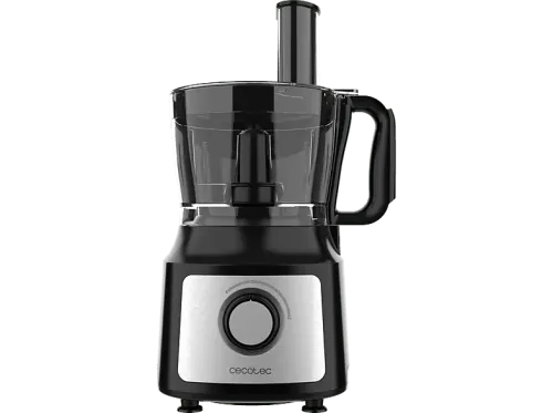 Procesador de alimentos Cecotec Comino 1000 1000 W 2 L 2 velocidades Modo Pulse Acabados en inox 7 accesorios Back