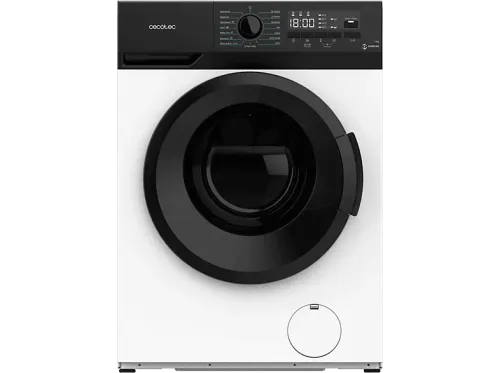 Lavadora carga frontal Cecotec Bolero DressCode 7300 Inverter A 7 kg 1200 rpm Motor Inverter 15 programas Display LED Lavado a vapor White