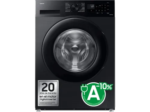 Lavadora carga frontal Samsung WW11DG5B25ABEC 11kg 1400 rpm 12 programas AI EcoBubble™ Negro