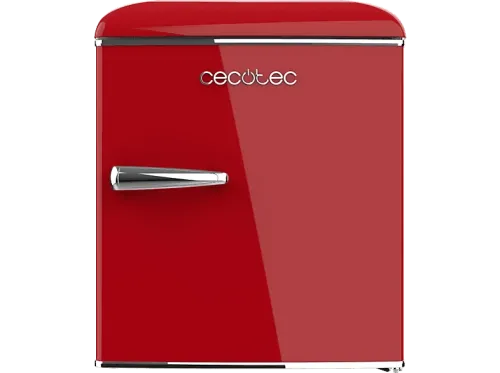 Nevera pequeña Cecotec Bolero Coolmarket TT Origin 45 Red 55 cm 45 l LED interior Tirador cromado Red