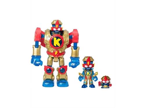 Figura Magicbox Superbot Kazoom Power Golden Armor Articulado