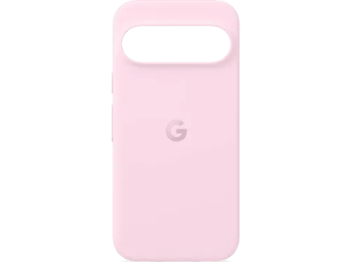 Funda Google Pixel 9 + Pixel 9 Pro Compatible con Pixel 9 y Pixel 9 Pro Silicona Resistente a Manchas Rosa Cuarzo