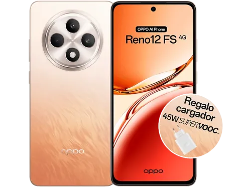 Móvil OPPO Reno 12 FS 4G Amber Orange 512 GB 8 GB RAM 6.67" AMOLED Full HD+ 120 Hz Qualcomm® Snapdragon 685 5000 mAh Android