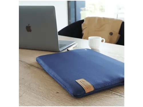 Funda portátil Mobilis La Frenchie Para portátiles 12.5-14" Tejido exterior de nailon hidrófugo  Azul