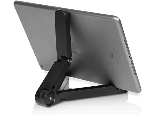 Soporte tablet Mobilis Portable Fold-up Stand Universal Plegable Negro
