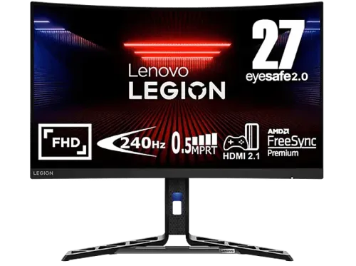 Monitor gaming Lenovo Legion R27fc-30 27" Full-HD 0.5 ms 240 Hz 2 x HDMI® 2.1 TMDS; 1 x DP 1.4 Altavoces incluidos Negro