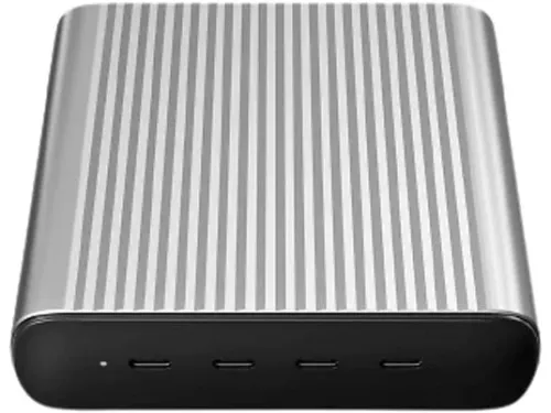 Cargador Hyper HJ 245W Sobremesa EU / UK PD 3.0 Plata