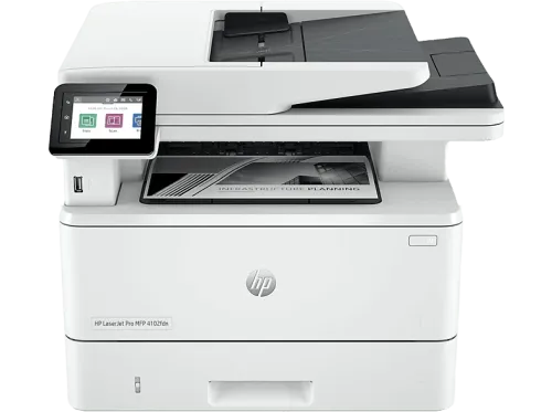 Impresora multifunción HP LaserJet Pro 4102fdn 40 ppm Doble cara Fax HP Smart Blanco