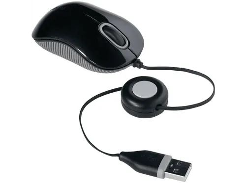 Ratón Targus Compact Blue Trace Mouse Con cable 7.6 cm Negro