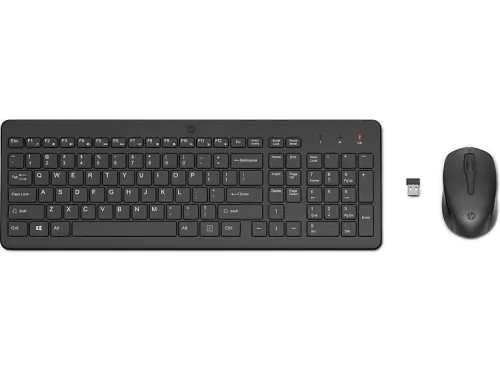 Pack Teclado + Ratón HP Combo de teclado y ratón inalámbrico 330 Inalámbrico Bluetooth 1600 PPP Negro