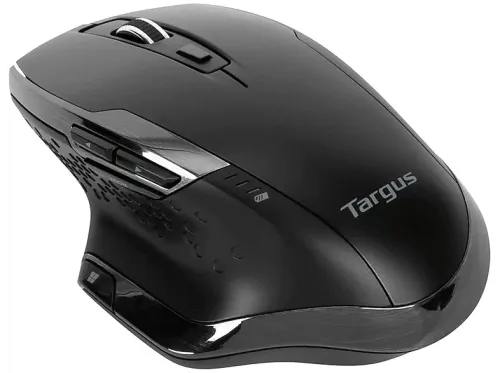 Ratón inalámbrico Targus Ergo Wireless AMW584GL Blue Trace 1600 dpi Ergonómico Antimicrobiano Negro
