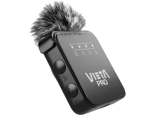 Micrófono Vieta VM-MF070BK Influencer Pro 12h Autonomía Tecnología ENC Negro