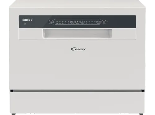 Lavavajillas compacto Candy Rapido' CP 6E51LW 6 servicios 5 programas 45 cm Media carga Blanco