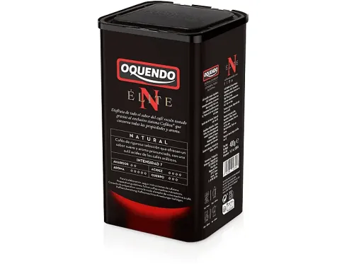 Café molido Oquendo Cofibox Élite Natural 400g 50% Arábica y 50% Robusta