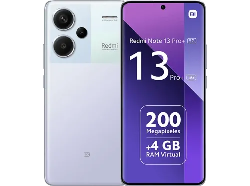 Móvil Xiaomi Redmi Note 13 Pro+ 5G Aurora Purple 256 GB 8 GB RAM 6.67" AMOLED 1.5K MediaTek Dimensity 7200 5000 mAh Android