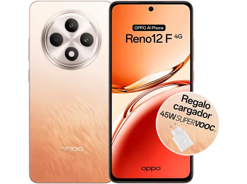 Móvil OPPO Reno 12 F 4G Amber Orange 256 GB 8 GB RAM 6.67" AMOLED Full HD+ 120 Hz Qualcomm® Snapdragon 685 5000 mAh Android