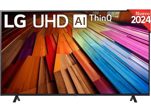 TV LED 75" LG 75UT80006LA UHD 4K Procesador Inteligente 4K α5 Gen7 Smart TV DVB-T2 (H.265) Negro