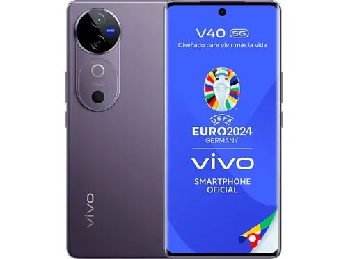 Móvil vivo V40 Morado 6.78" AMOLED  512 GB 12 GB RAM,Qualcomm Snapdragon® 7Gen3  5500 mAh Android