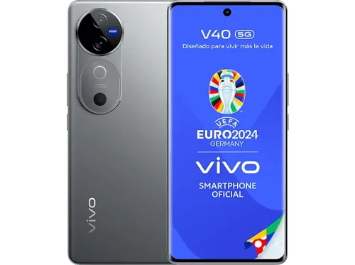 Móvil vivo V40 Plata 6.78" AMOLED 512 GB 12 GB RAM Qualcomm Snapdragon® 7Gen3  5500 mAh Android