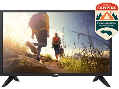 TV LED 24" Engel LE2462CA HD-ready DVB-T2 (H.265) Dolby Digital Plus Negro