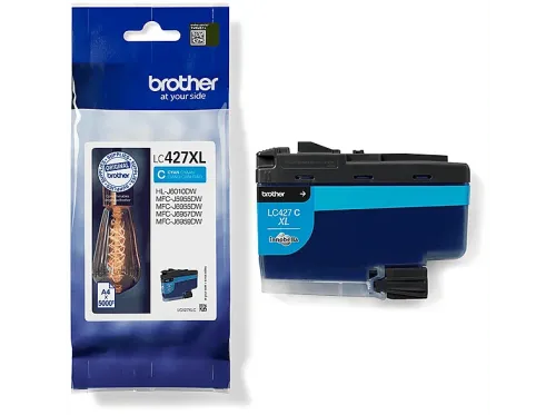 Cartucho de tinta Brother LC427XLC Hasta 5000 páginas XL Cian