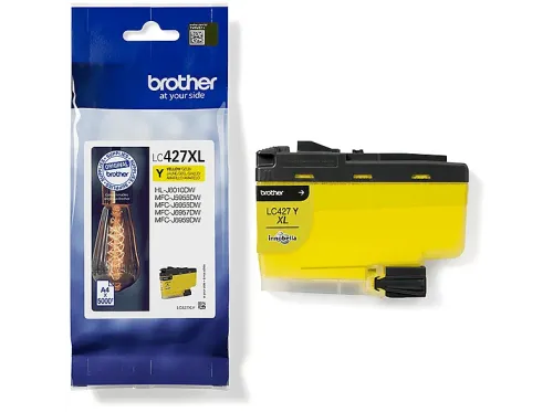 Cartucho de tinta Brother LC427XLY Hasta 5000 páginas XL Amarillo