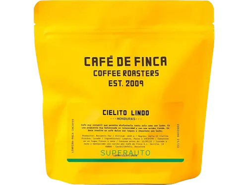 Café en grano Café de Finca Honduras Cielito Lindo Lempira Catuai Bourbon y Pacas Sabor Dulce Apto para Cafeteras Superautomáticas 250 g