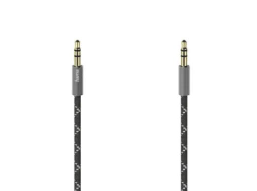 Cable Jack Hama 00205130 Jack 3.5 mm Stereo Metal 1.5 m Negro