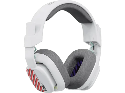 Auriculares gaming Logitech G Astro A10 Diadema Con cable Para PS4/PS5 Micrófono volteable para silenciar Control de volumen integrado Blanco