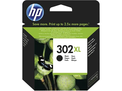 Cartucho de tinta HP 302XL Negro F6U68AE