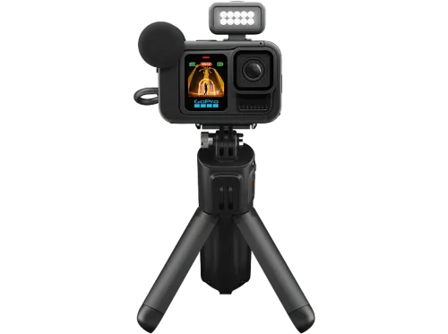 Cámara deportiva GoPro Hero 13 Black Creator Edition HyperSmooth 6.0 5.3K 27 MP Autonomía 4.5 h HDR Sumergible 10m Cámara lenta Negro