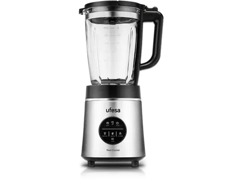 Batidora de vaso Ufesa BS Rock Crystal 1800 W 1.75 l 6 cuchillas de acero Inox