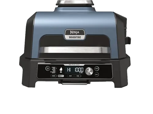 Barbacoa Ninja Woodfire PRO Connect XL OG901EU 1700 W De 40°C a 260°C WiFi Bluetooth Azul
