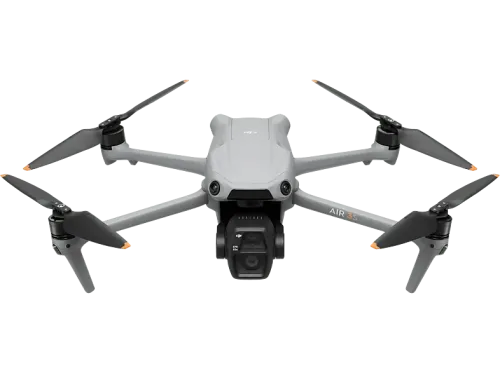 Drone DJI Air 3S CMO 1" 45 min Autonomía Vídeos 4K/60 fps HDR Doble Cámara Panorámica Libre Detección Obstáculos en Escenas Nocturnas Gris