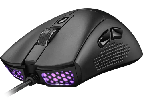 Ratón gaming Isy IGM-1100 Cable 7200 dpi Iluminación LED Negro