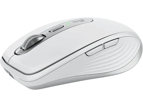 Ratón inalámbrico Logitech MX Anywhere 3S para Mac Bluetooth 8000 DPI Multidispositivo Carga rápida Botones personalizables Blanco
