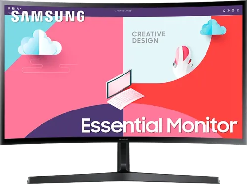 Monitor Samsung  Essential S36C LS27C366EAUXEN 27" Full-HD 4 ms 60 Hz Pantalla curva AMD FreeSync Negro