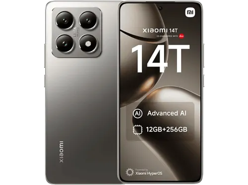 Móvil Xiaomi 14T Gris Titanio 256 GB 12 GB RAM 6.67" 1.5K Mediateck Dimensity 8300 Ultra 5000 mAh Android-HyperOS