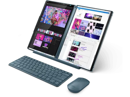 Convertible 2 en 1 Lenovo Yoga Book 9 13IMU9 13.3 " 2.8K Intel® Evo™ Edition Core™ Ultra 7-155U 16GB RAM 1TB HD Graphics W11 Home Azul