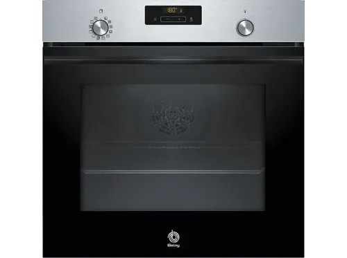Horno Balay 3HB4841X3 Serie Acero Multifunción Pirolítico e hidrolítico 71 l ,Serie Acero Raíles telescópicos,60 cm Inox