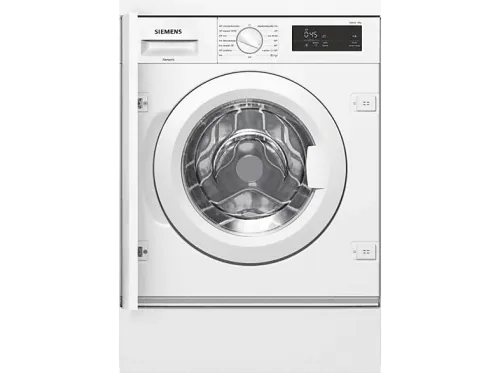 Lavadora integrable SIEMENS WI12W327ES Serie IQ500 8 kg 1200 rpm 8 programas WaterPerfect Plus VarioSpeed  Blanco
