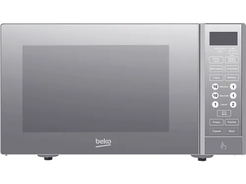 Microondas con grill Beko MGF23330S 900 W Potencia del Microondas 100W Potencia Grill 5 Niveles de Potencia 23 l Sliver
