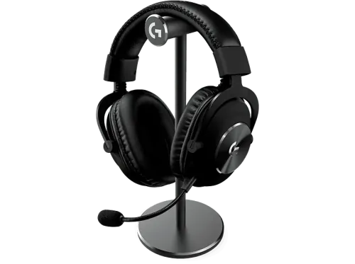 Auriculares gaming Logitech G PRO X + HS STAND Con cable Micrófono BLUE VO!CE Reducción de ruido DTS HEADPHONE:X 2.0 Transductores 50 mm Negro