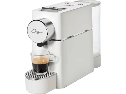 Cafetera de cápsulas Polti Coffea S18W 19 bar 0.85 l 1400 W 3 niveles de temperatura Blanco